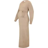 Mamalicious Vestido de punto 'MLNEWANNE' beige