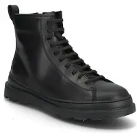 Camper para hombre. K300533-001 Botines de piel Brutus+ negro (46), Plano, Ninguno, Casual, outlet 2026.