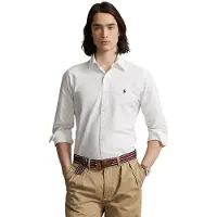 Ralph Lauren para hombre. 710772290003 Camisa Oxford Custom Fit blanco (XXL), Casual, Algodón, Manga larga, outlet 20