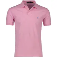 Ralph Lauren para hombre. 710795080004 Polo de piqué Slim Fit rosa (XL), Casual, Algodón, Manga corta, outlet 2026.