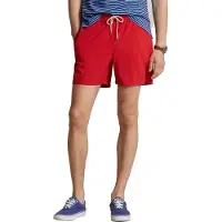 Ralph Lauren para hombre. 710907255005 Bañador bermuda Traveler rojo (XL), Beachwear, Poliéster Reciclado, outlet 202