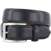 Ralph Lauren para hombre. 405913730002 Cinturón de vestir de piel negro (38), Casual, Clásico, outlet 2026.