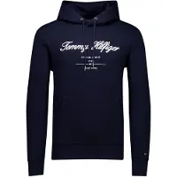 Tommy Hilfiger Sudadera 'Logo Embroidery' navy / rojo / blanco
