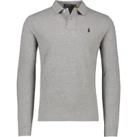 Ralph Lauren para hombre. 710680790003 Polo de piqué Custom Slim Fit gris (L), Casual, Algodón, Manga larga, outlet 2