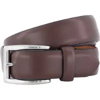 Ralph Lauren para hombre. 405913730001 Cinturón de vestir de piel marrón (38), Casual, Clásico, outlet 2026.