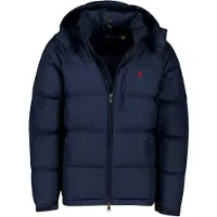 Ralph Lauren para hombre. 710968278003 Chaqueta Gorham de plumón marino (L), Casual, Poliéster Reciclado, Sostenible,