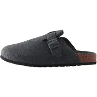 Next Zuecos gris oscuro