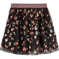 Next Falda oro / oro rosa / negro