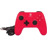 Nintendo Games Switch Wired Controller Raspberry Red Power A