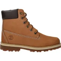 Timberland unisex para niños. TB0A27BB2311 Botas de piel con cordones Courma amarillo (31), Plano, Cremallera, Casual, moda infantil, Timber