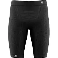 Bauerfeind Sports - Sports Compression Tights Short - Pantalones cortos de running size L, negro