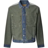 Pepe Jeans para hombre. PM403155 Cazadora reversible W11 azul, verde (XL), Casual, Algodón, Denim, Sostenible, outlet 2026.