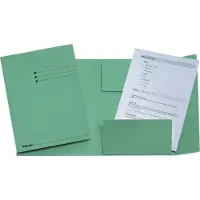 Esselte Carpeta de 3 solapas color verde A4 | 50 unidades