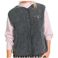 Billabong - Women's Be Happy Vest - Chaleco de forro polar size XL, gris