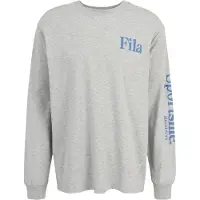 FILA Laon Oversized Long Sleeve Light Grey Melange Talla: XS | Ropa Deportiva Outlet | Hombre | Gris