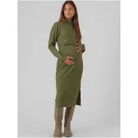 Mamalicious Vestido de punto 'Suniva' oliva
