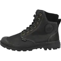 Palladium Botines con cordones 'PAMPA' negro
