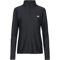 New Balance Sport Essentials Space Dye 1/4 Zip Bkheathr Talla: M | Manga Larga Outlet | Mujer
