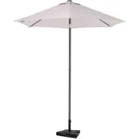 Vonroc Sombrilla Torbole - Ø200cm - Sombrilla Premium - Beige | Incl. base de hormigón 20 kg