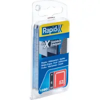 Rapid 40109509 Feindrahtklammern Typ 53, 6 mm, Kleinpackung