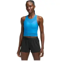 Hoka One One - Women's Race Day Bra - Sujetador deportivo size XS, azul/marrón