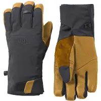 Rab - Guantes de esquí - Guide GTX Gloves Black Tan de Cuero - Talla M - Negro