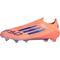 Adidas adidasBota sin cordones F50 Elite césped natural seco 48 Beam Orange / Lucid Blue / Cloud White Unisex