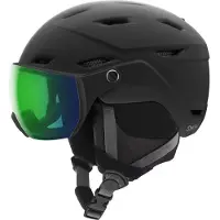 Smith - Cascos esquís hombre - Survey Eu Matte Black Chromapop Everyday Green Mirror - Talla 51-55 cm - Negro