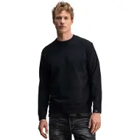 Butcher of Blue Clifton Sweat Crew Off Black Talla: S | Jerséis Outlet | Hombre | Negro