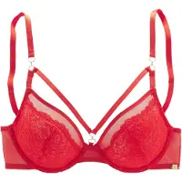 Jette Sujetador rojo sangre