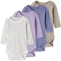 TWO SOON Pijama entero/body beige oscuro / zafiro / lavanda / offwhite