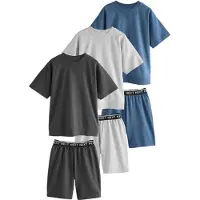 Next Pijama navy / antracita / gris claro / negro
