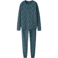TWO SOON Pijama beige / marino / blanco