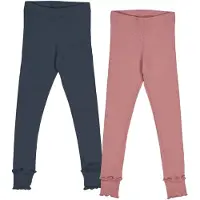 Müsli Leggings navy / altrosa
