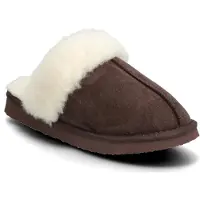 Bianco Zapatillas de casa 'Sweetie' marrón oscuro / blanco