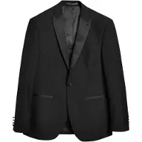 Next Chaqueta tipo saco para negocios 'Smoking' negro