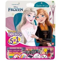 Cefa Toys Libro De Pegatinas Para Colorear Giga Block 5 En 1 Frozen