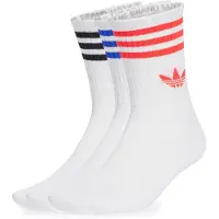 Adidas adidasCalcetín clásico 3-Stripes 3 Pairs 43-45 White / Lucid Red / Lucid Blue Unisex