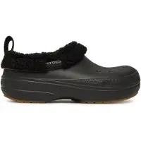 Crocs Zuecos Classic Lined Shorty hombre - Negro - 39 / 40