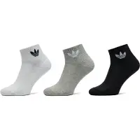 Adidas adidasCalcetines clásicos Mid 46-48 White / Medium Grey Heather / Black Unisex