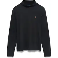 Ralph Lauren para hombre. 710760126001 Camiseta basica negro (XL), Casual, Algodón, Manga larga, outlet 2026.