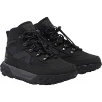 Timberland unisex para niños. TB1A673Z0151 Botines de Piel GreenStride Motion 6 negro (34), Plano, Cordones, Casual, Outdoor, moda infantil,