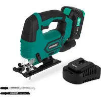 Vonroc Sierra de Calar Pendular Sin Cable 20V | Incl. Batería 4.0Ah y Cargador Rápido