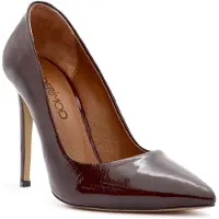 Derimod Zapatos con plataforma rojo oscuro