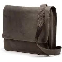 Harold's Antic Maletín Mensajero Piel natural 38 cm Compartimento para el portátil gris
