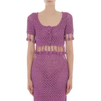 Moschino Knitwear Violet Talla: 40 | Cárdigan Outlet | Mujer | Púrpura