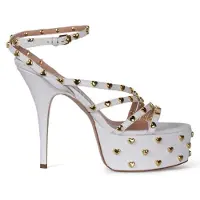 Moschino San.lod.va Mn57/125 Vitello Bianco Talla: 36 | Chancletas Outlet | Mujer