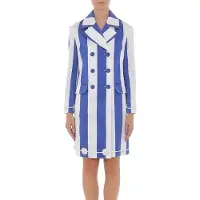 Moschino Outerwear Blue Talla: 40 | Vestidos Midi Outlet | Mujer | Azul