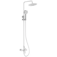 Laveo Columna de ducha LARGO con grifo integrado, modelo PAH_60OB