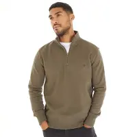 French Connection Fc 1/2 Zip Khaki/marine Talla: S | Jerséis Outlet | Hombre | Marrón